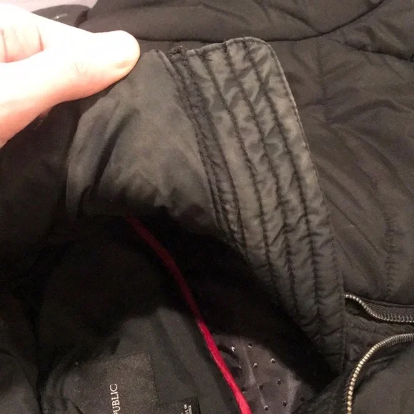 Banana Republic Puffer Coat w/ Fur Hood - Picture 6 of 8